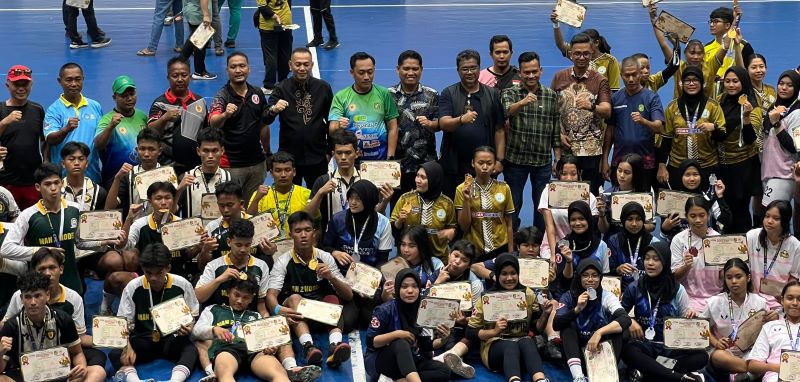 Medan Tembung dan Medan Deli Sabet Emas Bola Tangan di Porkot XV Medan 2025