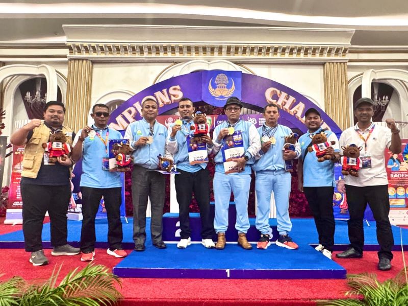 Tim Catur Korpri Aceh Raih 4 Medali di PORNAS Korpri XVII 2025, Bukukan Rekor Baru