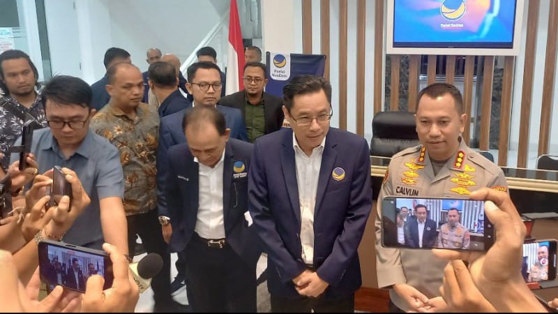 Kapolrestabes Medan Sambangi Kantor DPW NasDem Sumut, Bahas Keamanan dan Klarifikasi Insiden Salah Tangkap