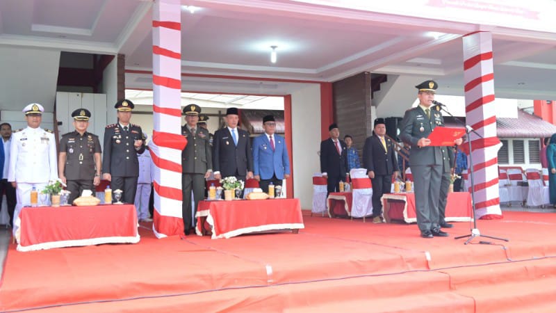 Bupati Tapteng Hadiri Peringatan Hari Kesaktian Pancasila 2025: Upacara Berlangsung Tertib dan Khidmat