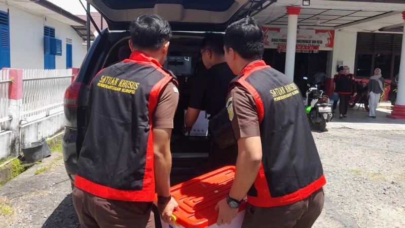 Dugaan Korupsi Dana Desa Muara Bolak, Kejari Sibolga Geledah Kantor Dinas PMD Tapteng