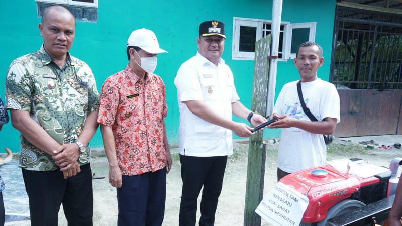 Pemkab Asahan Perkuat Ketahanan Pangan Lewat Bantuan Alat Pertanian