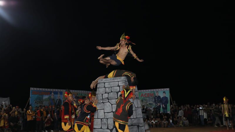 Penampilan Budaya Etnis Nias Sempurnakan Kemeriahan Penutupan PSBD ke-6 Kabupaten Asahan