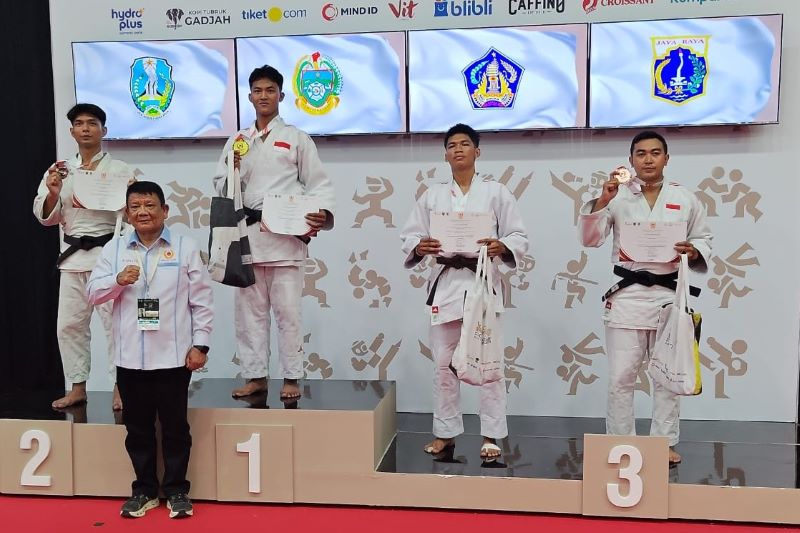 Diki Hartato Persembahkan Emas Pertama untuk Sumut di PON Beladiri 2025, Judo Cetak Sejarah