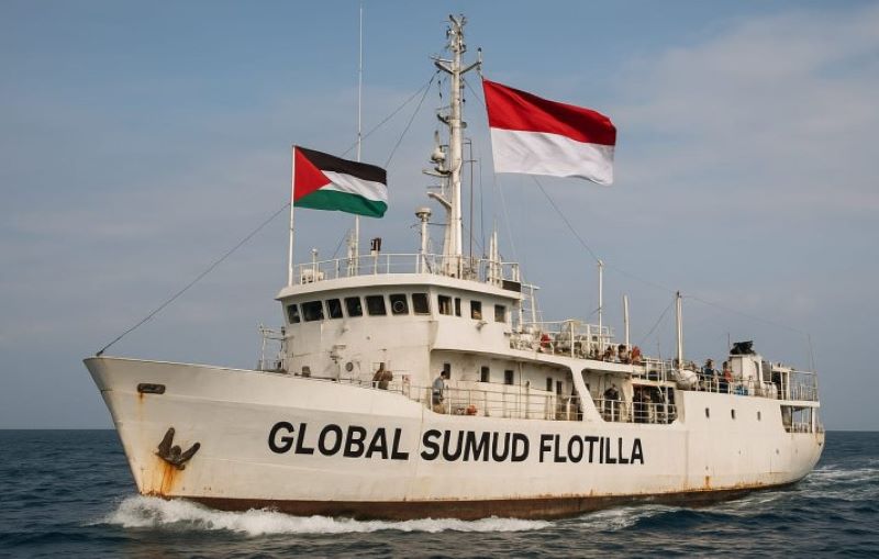 Israel Klaim Tak Satu pun Kapal Global Sumud Flotilla Tembus Blokade Gaza