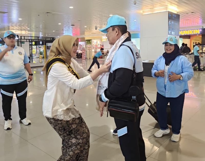Gelombang II Kontingen Sumut Tiba di Kudus, Targetkan 7 Medali dari Gulat dan Tarung Derajat di PON Beladiri 2025