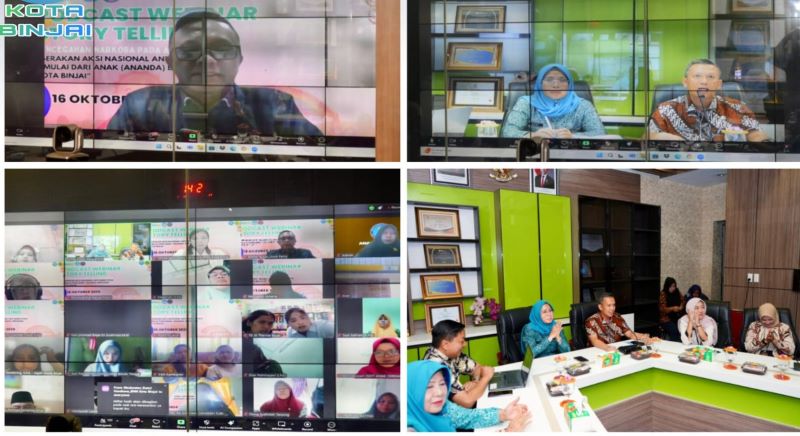 BNN Kota Binjai Gelar Webinar Storytelling untuk Cegah Narkoba Sejak Usia Dini