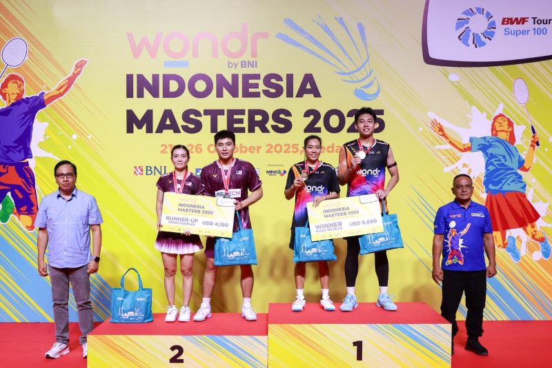 Marwan Faza/Aisyah Salsabila Persembahkan Gelar Juara untuk Indonesia di BNI Indonesia Masters 2025 Medan