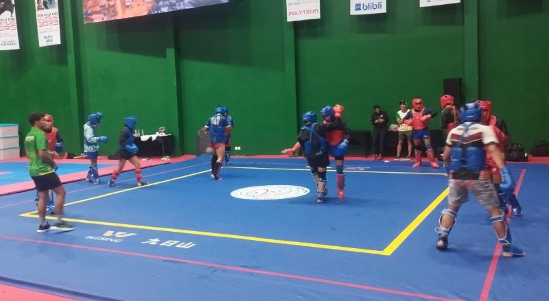 Tim Wushu Sumut Panaskan Arena Jelang PON Bela Diri II 2025 di Kudus