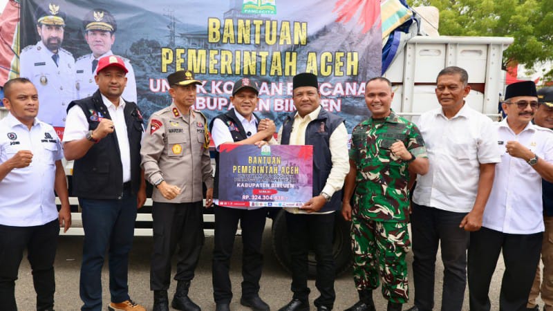 Aceh Salurkan Bantuan Logistik Darurat untuk Pidie dan Bireuen