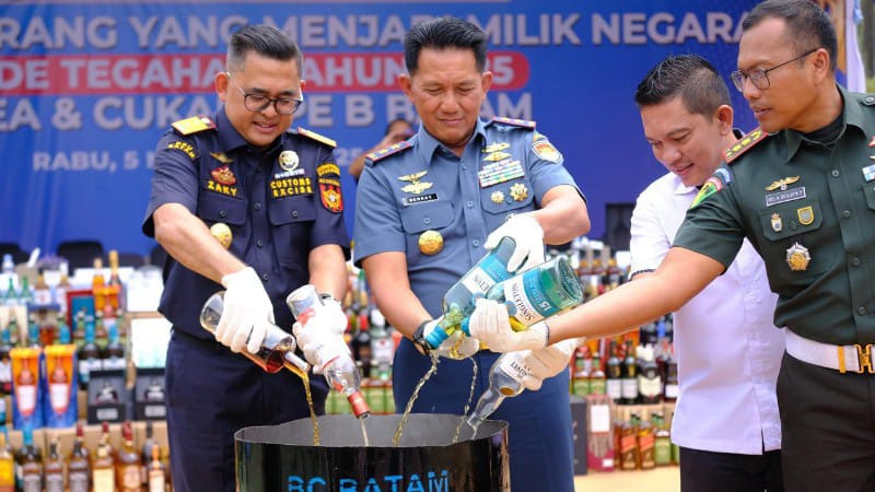 Hasil Penindakan Periode 2025: Bea Cukai Batam Musnahkan Barang Ilegal Senilai Rp15,8 Miliar
