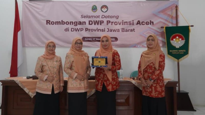 Kunjungi Jawa Barat, DWP Aceh Perkuat Kerja Sama dan Pemberdayaan Perempuan