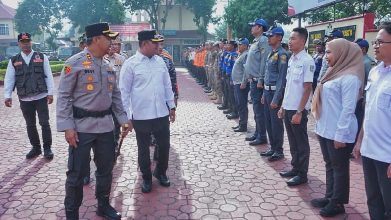 Pemkab Asahan Ikuti Apel Kesiapan Tanggap Darurat untuk Perkuat Mitigasi Bencana