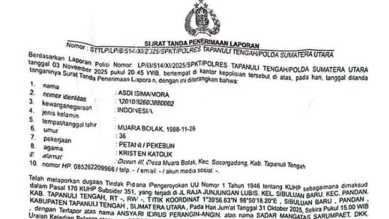 Petani Tapteng Jadi Korban Pengeroyokan Saat Unjuk Rasa di DPRD, Polisi Turun Tangan