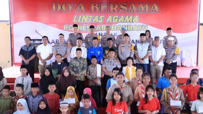 Polres Labuhanbatu Gelar Doa Bersama, Semoga Terhindar dari Bencana Cuaca EKstrem