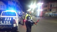 Sat Lantas Polres Labuhanbatu Gelar Patroli Blue Light Jaga Keamanan Malam