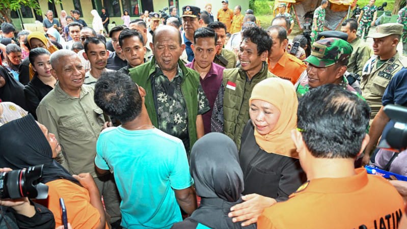 Wagub Sumut dan Gubernur Jatim Tinjau Posko Bencana Langkat