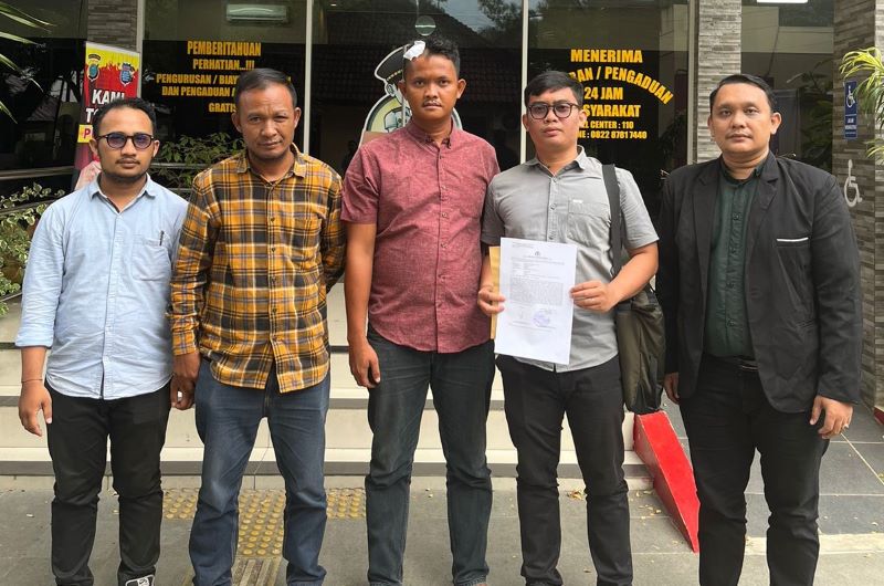 Korban Pengeroyokan di Depan Rumah Mantan Bupati Tapteng Resmi Laporkan Kasus ke Polda Sumut