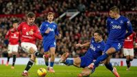 Manchester United Dipermalukan Everton 0-1 di Old Trafford, Meski Unggul Jumlah Pemain