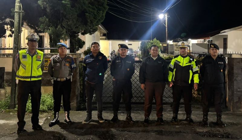 Patroli KRYD Akhir Pekan, Polres Tanah Karo Perketat Keamanan di Kabanjahe untuk Antisipasi 3C