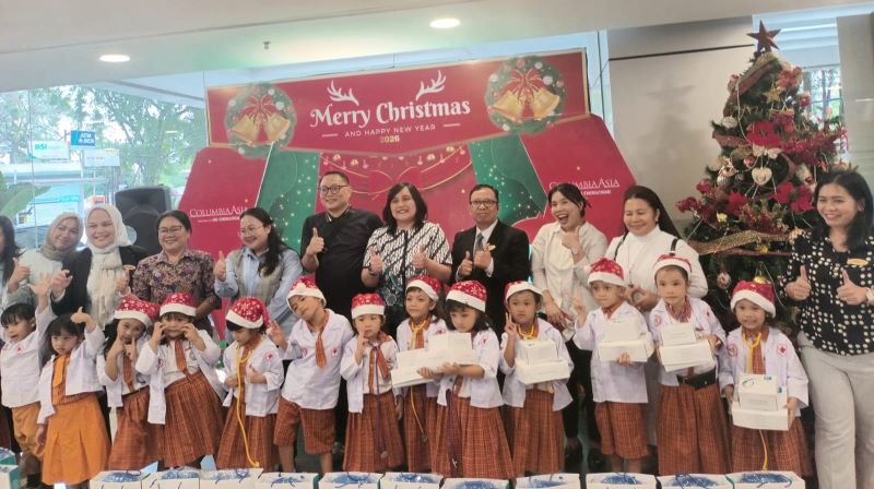 Columbia Asia Hospital Medan Gelar Christmas Carol Dance dan Musical, Hadirkan Kehangatan Natal bagi Pasien dan Keluarga