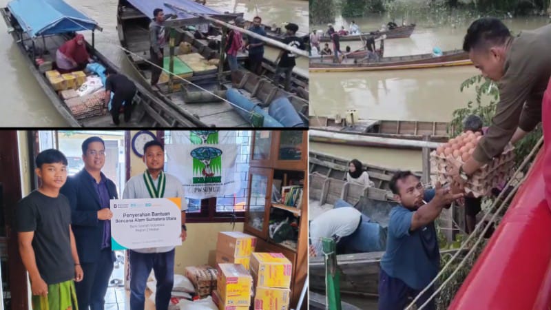 BSI Medan Salurkan Bantuan untuk Korban Banjir Langkat