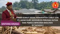 PMKRI Sumut Desak Pemerintah Cabut Izin PT Agincourt Resources