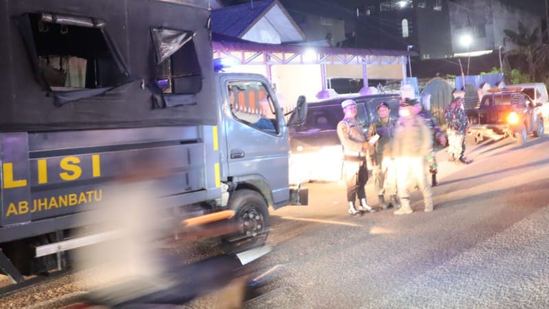 Pastikan Kamtibmas Tetap Aman, Polres Labuhanbatu Gelar Patroli Gabungan