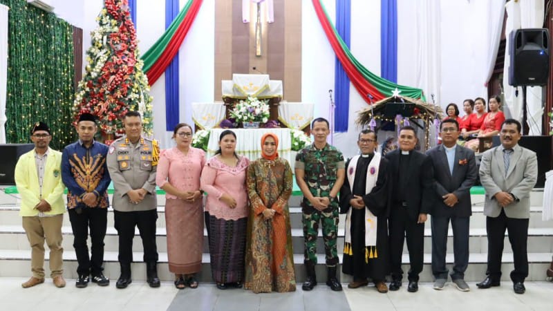 Patroli Forkopimda Pastikan Natal 2025 di Labuhanbatu Aman dan Kondusif