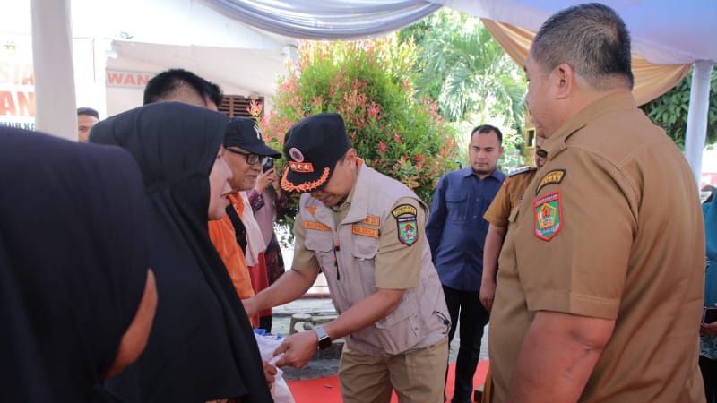 Pemkab Asahan Salurkan 2,4 Ton Beras untuk Warga Korban Banjir
