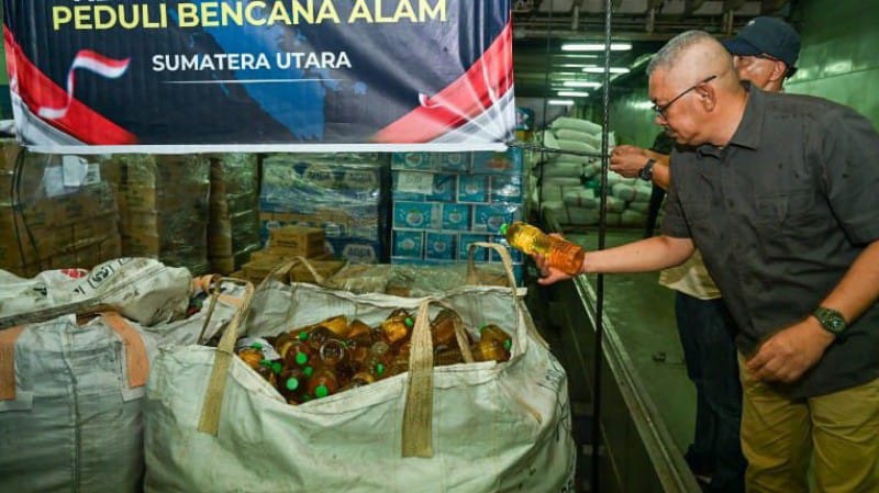 Pemprov Sumut Terima Bantuan Logistik Tahap III untuk Korban Banjir dan Longsor