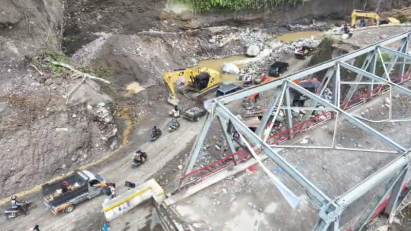 Perbaikan Jembatan Tenge Besi Bener Meriah Tuntas, Mobilitas Masyarakat Pulih