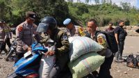 Polres Aceh Tengah Salurkan Bantuan Logistik ke Tiga Kecamatan Terdampak Bencana