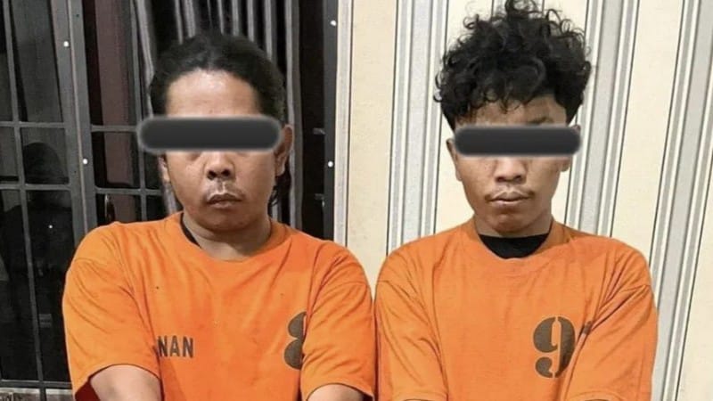 Polres Karo Ringkus Dua Pria Saat Pesta Sabu di Penginapan Berastagi