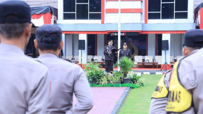 Polres Labuhanbatu Peringati Hari Bela Negara ke-77 dengan Upacara Khidmat