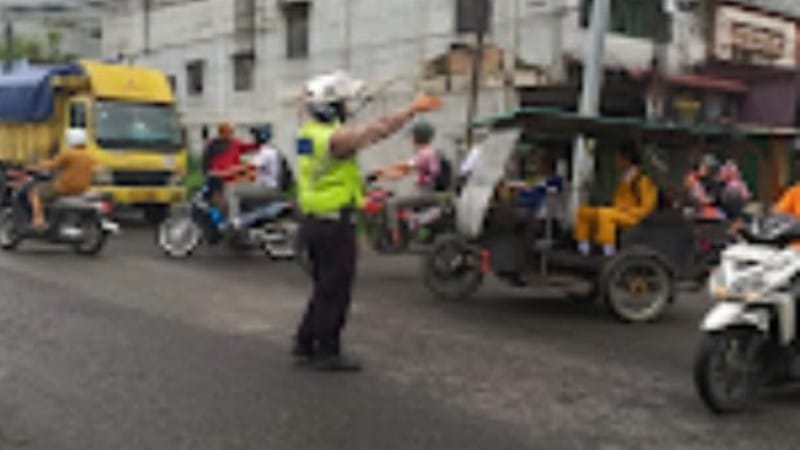 Polres Serdang Bedagai Intensifkan Pengaturan Lalu Lintas Pagi Hari
