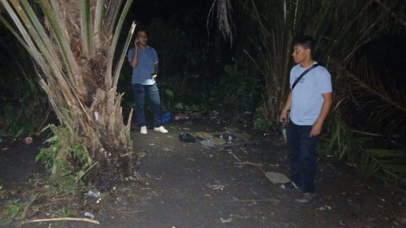 Polsek Bilah Hulu Grebek Lahan Sawit Lokasi Pesta Narkoba, Amankan Alat Hisap Sabu