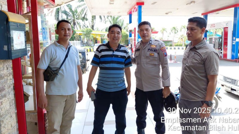 Polsek Bilah Hulu Pastikan Keamanan Distribusi BBM di SPBU