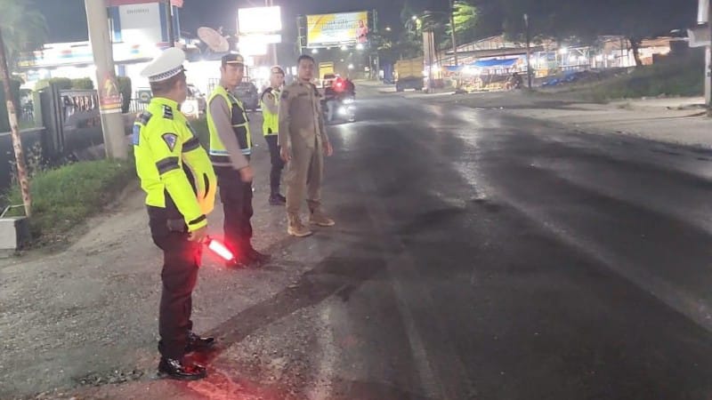 Polsek Na IX-X Gelar Patroli Malam Antisipasi Ancaman Kamtibmas Jelang Nataru