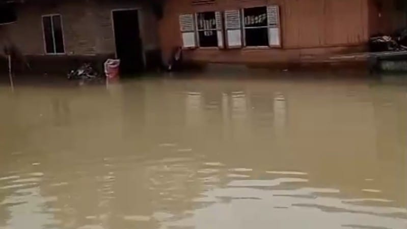 Ratusan Rumah Masih Terendam Banjir di Langkat, Warga Terancam Terserang Penyakit