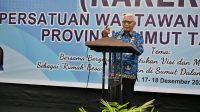 Wagub Sumut Tekankan Pers Jaga Nilai Demokrasi di Rakerda PWI 2025