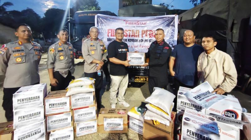 FiberStar Perkuat Respons Bencana di Sumatera: Logistik dan Internet Darurat Starlink Hadir untuk Masyarakat Terdampak