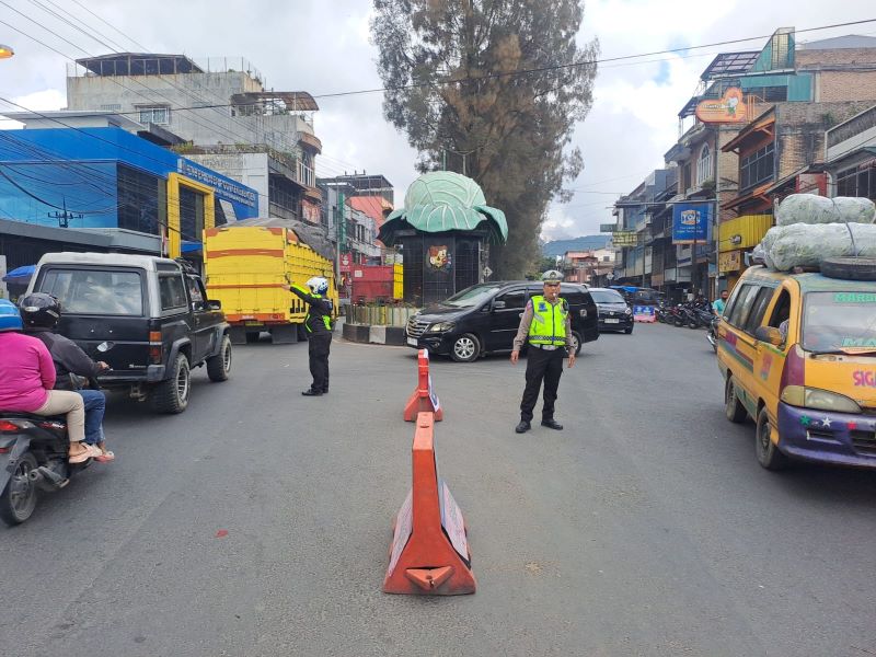 Polres Tanah Karo Fokuskan Pengamanan Wilayah Selama Operasi Natal dan Tahun Baru 2025