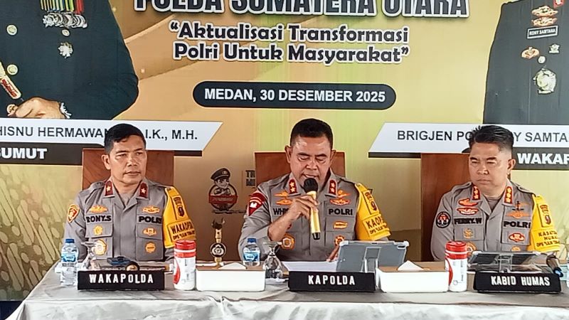 Gangguan Kamtibmas di Sumut Sepanjang 2025 Menurun, Polisi Tingkatkan Patroli untuk Keamanan Warga