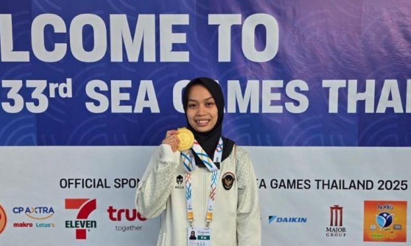 Luluk Diana Tri Wijayana Sabet Emas Angkat Besi Putri 48 kg di SEA Games 2025 Thailand