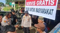 Polres Tapsel Resmikan Bengkel Servis Gratis untuk Korban Banjir Bandang di Batang Toru