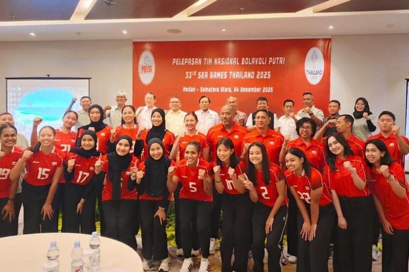 Timnas Voli Putri Indonesia Resmi Dilepas ke SEA Games 2025
