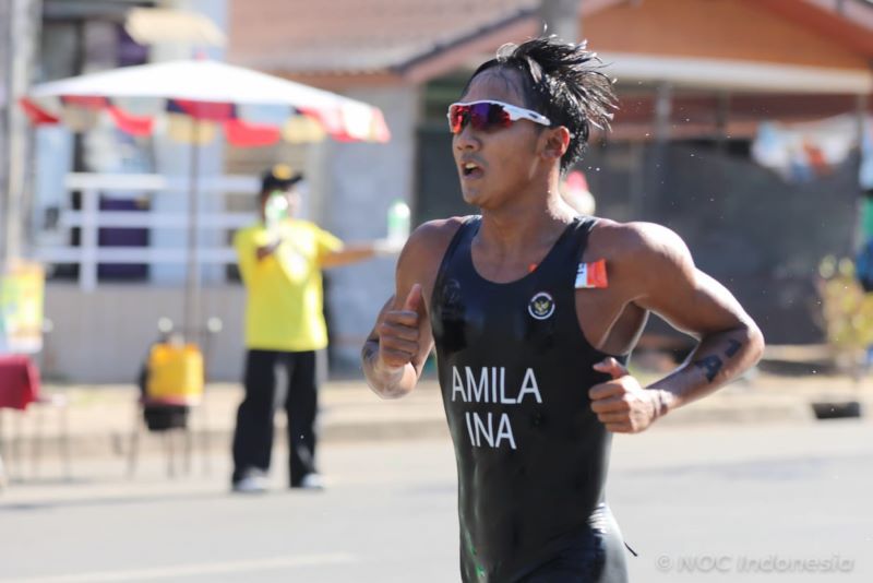 Martina Ayu Pratiwi dan Rashif Amila Buka Kran Emas Indonesia, Triathlon Antar Kontingen Tembus Target 80 Emas SEA Games 2025