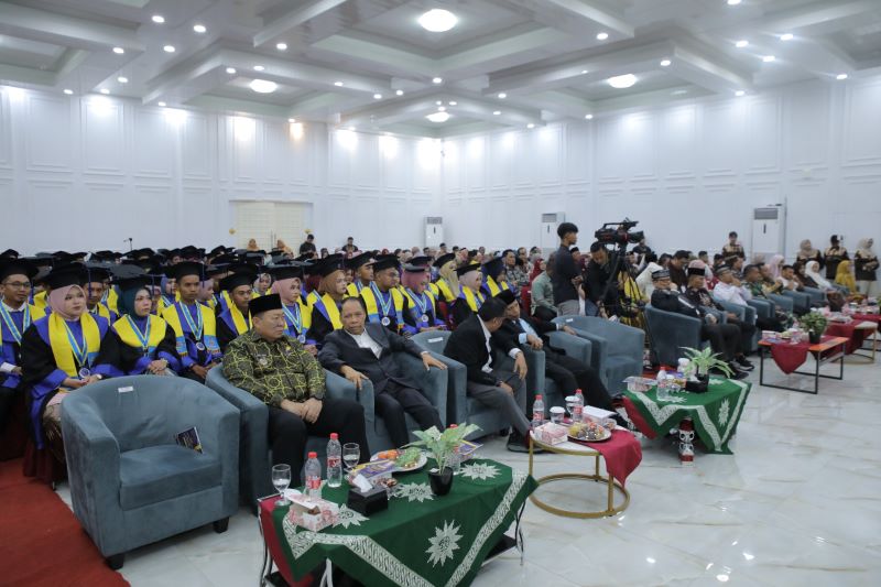 UMMAS Wisuda 140 Sarjana, Pemkab Asahan Tegaskan Komitmen Bersinergi dengan Seluruh Perguruan Tinggi