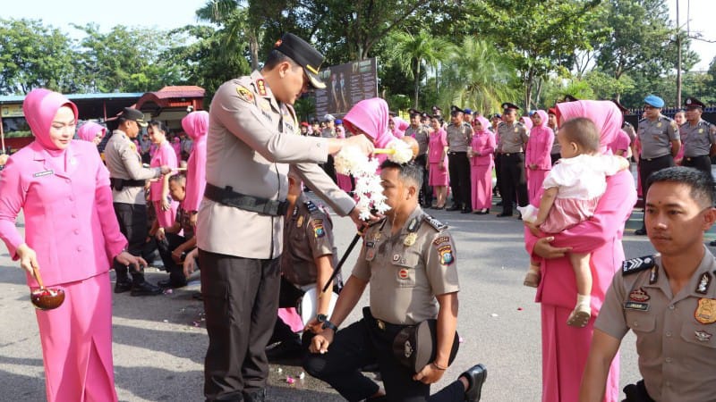 127 Personel Polresta Barelang Naik Pangkat per 1 Januari 2026